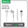 Hoco L10 headphones, wired, inserts, microphone, Type-C, 1.2 m, white