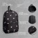 School Textile Backpack "Cats", 42x14x28 cm, black color