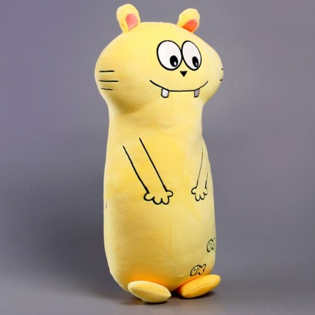 Soft toy-podushka "cat tooth", 50 cm, yellow color-4