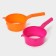 A plastic circular sieve with the handle "ears", d = 12 cm, color mix