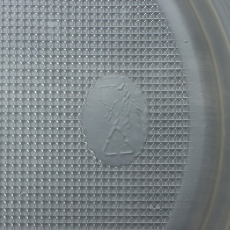 A set of plasy disposable plates, d = 20.5 cm, white color, 10 pcs in a set-2