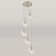 Suspended lamp Citilux "Tommy" CL102051, 36x36x56 cm, 5x40W, E14, gray color