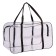 Bag in a hospital, with a cosmetic bag, brown color