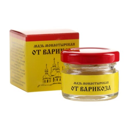 Ointment "Monastic from varicose veins", 25 ml, "Bizoryuk"