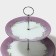 Fruitor Glass Buel -tier round Daulay "Lavender branch", D = 25/20 cm