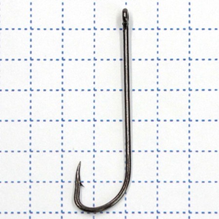 The hook KOI LONG PlainShank, size 6 Int, BN color, 10 pcs.