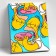 Picture on the numbers "Homer and Donuts", 40 × 50 cm, 15 colors