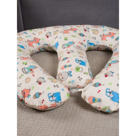 Pillow for twins "Toys", Hollofiber, Byaz-1