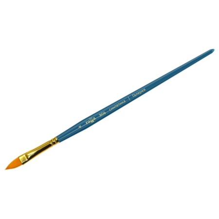 Brush art synthetics Gamma "Gallery", flat -hearted "Cat Language" No. 4, short man 306004