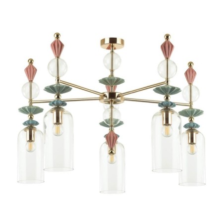 Bizet chandelier, 5x40W E14, color gold, IP20