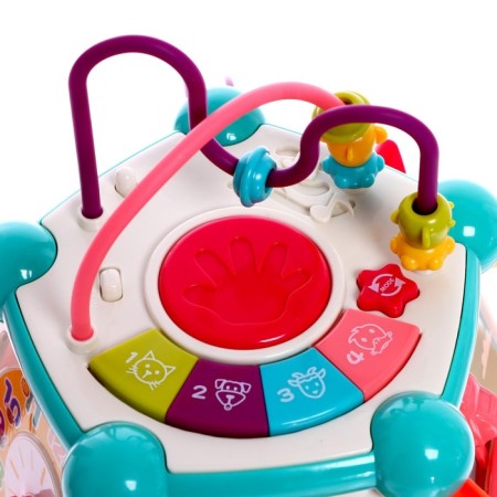 Developing toy "Logic Center", light and sound effects, works from batteries-8