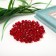 Acrylic beads "Round" 8 mm, 25 gr. Dark red