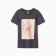 Female T-shirt, graphite color, river 58