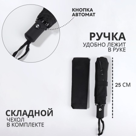 Automatic "whisper", 3 additions, 8 knitting needles, r = 48 cm, black color-1