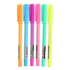 Ballic handle, blue rod, line 0.7 mm, fluorescent body, mix (barcode on the piece)