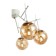 Ceiling EVOLUCE lamp. Sle110202-05. Calletta. 5x40 watts, E14, 57x57x26 cm, white color