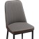 Stool on a metal frame Flor metal/eco -leather, black/gray/brown 43x50x83 cm