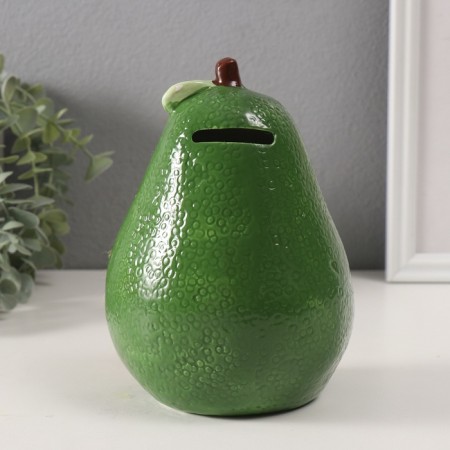 Piggy bank Ceramics "Fluffy Avocado" 9.2x12.5x16.7 cm-2