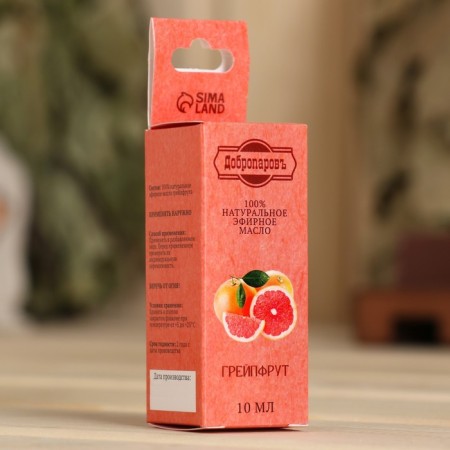 Grapefruit essential oil, a bottle of boiler, annotation, 10 ml, "Dobroparov"-2