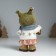Polystone souvenir "Owl in a sweater with snowflakes, with a flashlight" 11.6x8x19 cm