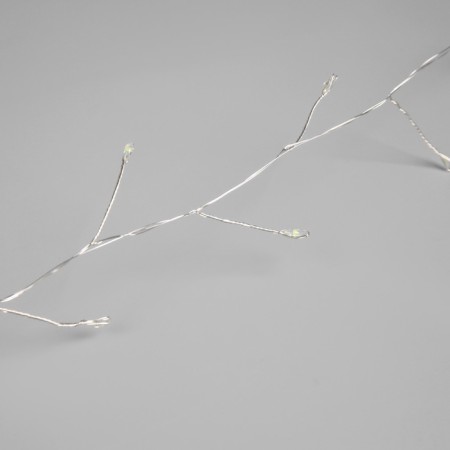 Garland "Mishura" 50 m Rosa, IP44, silver thread, 1500 LED, 8 modes, white glow, 36 V-7