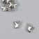 Magnetic metal lock "Star" silver 2.2x1.5x0.6 cm