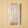 Glass for straps, shiny, 10 mm, 10 ± 0.5 m, dark beige color