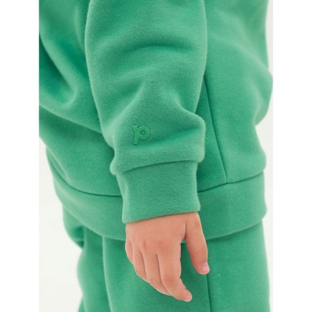 Children's sweatshirt, height 104 cm, green color-4