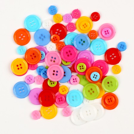 Set for creativity. Bouquet of felt with buttons "Piono"-2