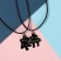 Kulons on the “Uenubles” cord puzzles with a heart, black color, 45 cm