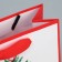 Laminated vertical "Christmas tree", s 12 x 15 x 5.5 cm, New Year