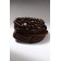 Bracelet Skin "Parun", brown color, d = 7.5 cm