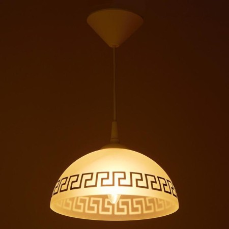 Bayerlux lamp "cap" 1 lamp E27 40W white d.250-2