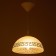 Bayerlux lamp "cap" 1 lamp E27 40W white d.250