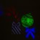 Light device "Snowflakes and toys", 2 cartridge, glow of multi, 220 V