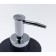 Joy Home liquid soap dispenser, Polyurez, Anthracite with gold