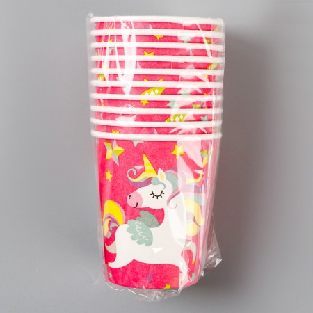 A single-single-paper glass "Unicorn-Malysh", 250 ml-2