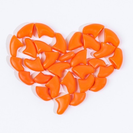 Falled claws "Antizarars", size S, orange-4