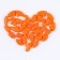 Falled claws "Antizarars", size S, orange