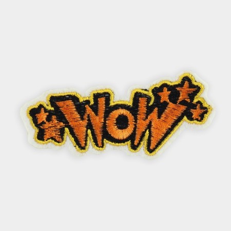 Glue patch for clothes, shoes, “wow” bags, 8 × 3 cm-1