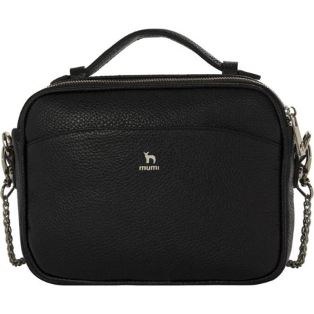Bag Cross-Bodi with Mumi zipper, black color