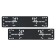 Frames for license plates, silicone, 2 pcs., Black Adfc006