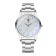 Men's wrist watch, D-4.2 cm, metal strap, white dial