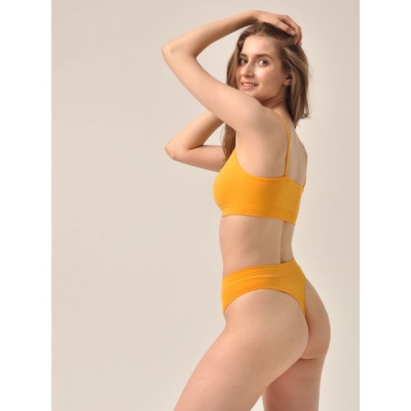 Female top on thin straps Top Spalla Stretta, size 48-50, mango color-4