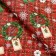 Packaging paper "New Year's Wreath", gloss, 80 g/m2, 70 x 100 cm