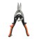 Patriot ASP-250S metal scissors, straight cut, CRV, two-component handles, 250 mm