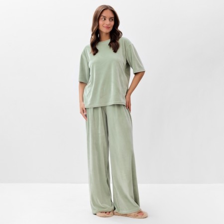 Women's pants KAFTAN PLUSHY p. 52-54, green-1