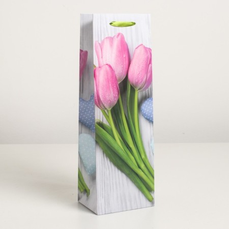 Laminated package for a bottle, 12 x 9 x 36 cm