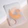 Palette for mixing cosmetics, 10 × 15 cm, with a hole, the color is a transparent matte