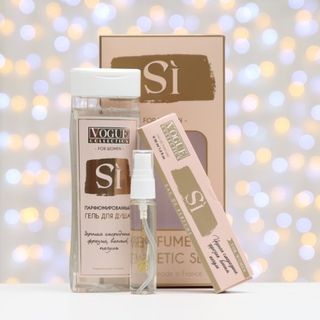 Gift set women SI, shower gel 250 ml, perfumery water 30 ml